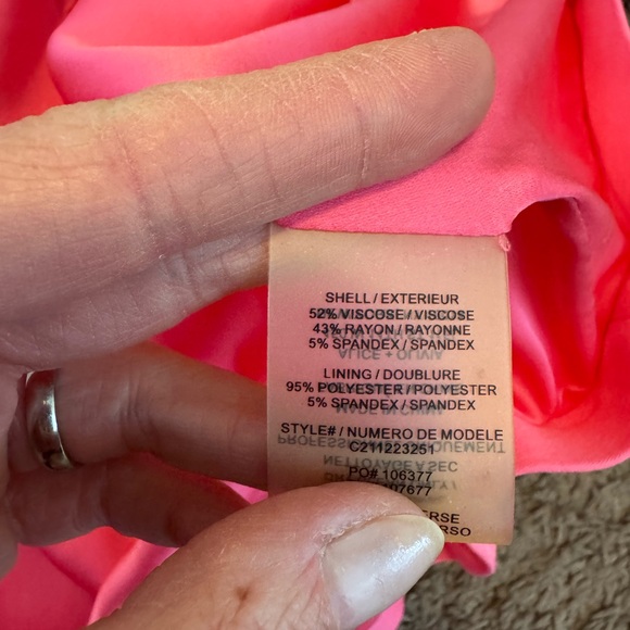 Alice + Olivia Pink Peplum Blazer Cinched Waist Wrap Size M - Picture 6 of 11